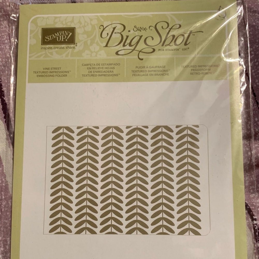 Stampin' Up Embossing Folders